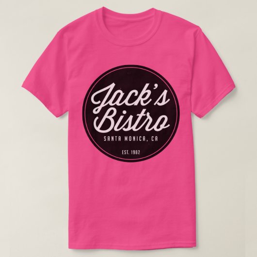 ジャックスビストロエスト1982 Tシャツ (デザイン正面)