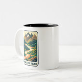ジャックスフォークリバーミズーリ色 ツートーンマグカップ (正面左)