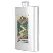 ジャックスフォークリバーミズーリ色 フラスク (左)