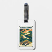 ジャックスフォークリバーミズーリ色 ラゲッジタグ (裏面縦)