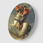 ジャックス-ルイ·デービッド-ナポレオンクロスザアルプス ラージ壁時計 (傾斜)