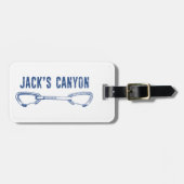 ジャックズキャニオンアリゾナロック登山Quickdraw ラゲッジタグ (正面横)