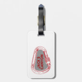 ジャックズキャニオン登山カラビナー ラゲッジタグ (裏面縦)