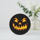 ジャックズバックパンプキンカービングサークル招待状 招待状 (スタンド正面)