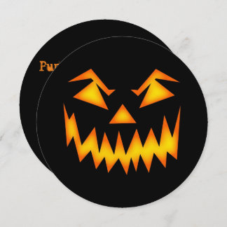 ジャックズバックパンプキンカービングサークル招待状 招待状