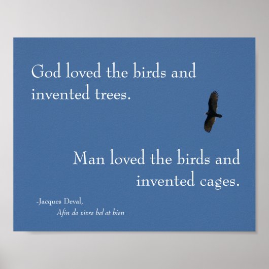 ジャックデヴァル鳥ポスター ポスター (正面)