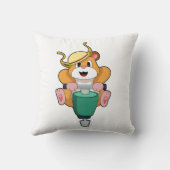 ジャックハンマー付きハムスター クッション (裏面)