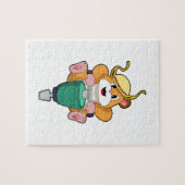 ジャックハンマー付きハムスター ジグソーパズル (横)