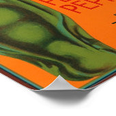 ジャックピーマンヴィンテージクレート表示 ポスター (角)