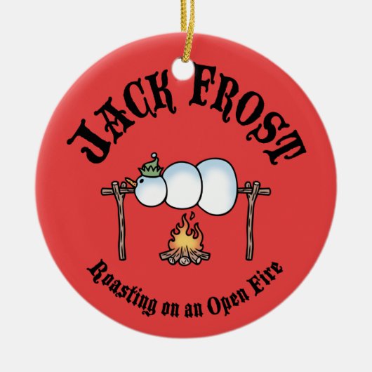 ジャックフロスト焙焼 セラミックオーナメント (正面)