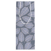 ジャックフロスト葉パターンワイン抱き枕 ワインギフトバッグ (裏面)