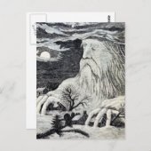 「ジャックフロスト」ヴィンテージイラストレーション ポストカード (正面/裏面)