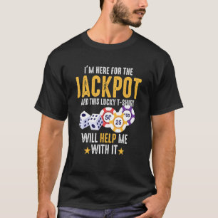 ジャックポットラッキーカジノに来た Tシャツ