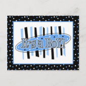 ジャックポット男の子の赤ちゃんシャワー招待状ポストカー インビテーションポストカード (正面)