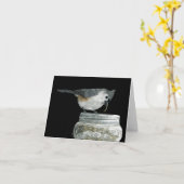 「ジャックポット！」 – タフテッドタイトマウスカード カード (黄色い花)