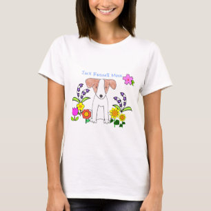 ジャックラッセルのお母さんのTシャツ Tシャツ