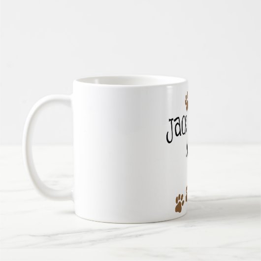 ジャックラッセルのお母さん コーヒーマグカップ (左)