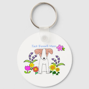 ジャックラッセルのお母さんKeychain キーホルダー