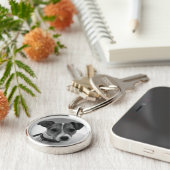 ジャックラッセルのキーホルダー キーホルダー (側面)