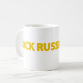 ジャックラッセルのパパ コーヒーマグカップ (正面左)