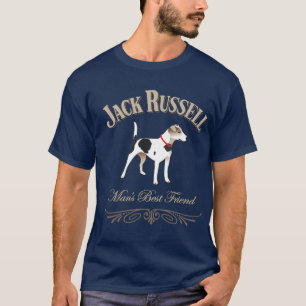 ジャックラッセルの人で親友 Tシャツ