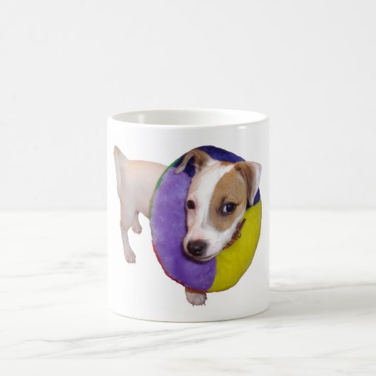ジャックラッセルの小犬マグ コーヒーマグカップ (中央)