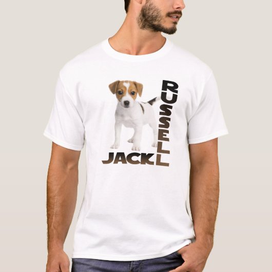 ジャックラッセルの小犬 Tシャツ (正面)