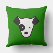 ジャックラッセルの枕 クッション (裏面)