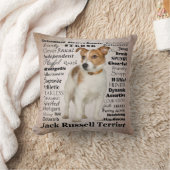 ジャックラッセルの特性の枕 クッション (ブランケット)