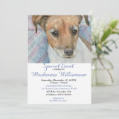 ジャックラッセルウィズハッピーバースデー 招待状 (スタンド正面)