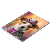 ジャックラッセルカラフルの衣装 ノートブック (左側)