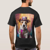 ジャックラッセルカラフルの衣装 Tシャツ (裏面)