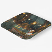 ジャックラッセルクリスマスフェスティバル航海 ペーパープレート (傾斜あり)