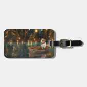 ジャックラッセルクリスマスフェスティバル航海 ラゲッジタグ (正面横)