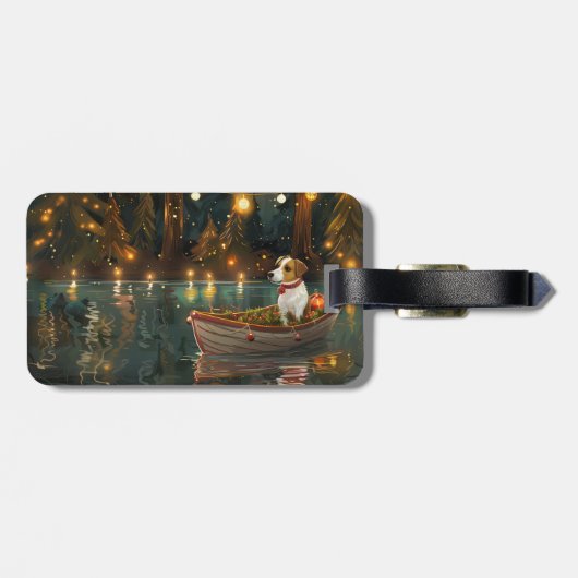 ジャックラッセルクリスマスフェスティバル航海 ラゲッジタグ (裏面横)