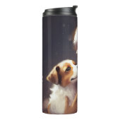 ジャックラッセルサンタクロースフェスティバルクリスマス タンブラー (回転左)