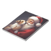 ジャックラッセルサンタクロースフェスティバルクリスマス ノートパッド (回転)