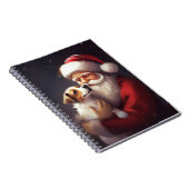 ジャックラッセルサンタクロースフェスティバルクリスマス ノートブック (右側)