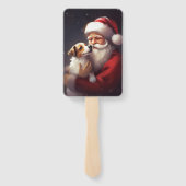 ジャックラッセルサンタクロースフェスティバルクリスマス ハンドファン (裏面)