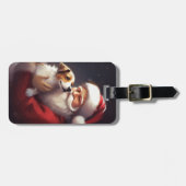 ジャックラッセルサンタクロースフェスティバルクリスマス ラゲッジタグ (正面横)