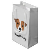 ジャックラッセルスモール抱き枕 スモールペーパーバッグ (裏面アングル)