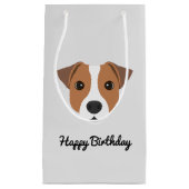 ジャックラッセルスモール抱き枕 スモールペーパーバッグ (正面)