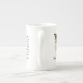 ジャックラッセルテリアのお母さんのマグ ボーンチャイナマグカップ (裏面)