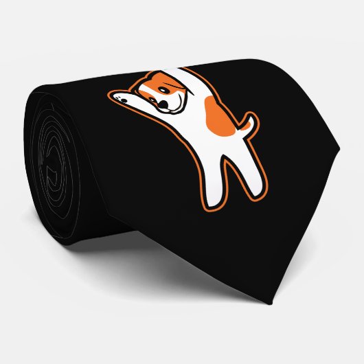 ジャックラッセルテリアのギフト-おもしろい犬愛 ネクタイ (ロール)