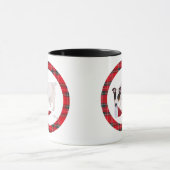 ジャックラッセルテリアのクリスマス マグカップ (中央)