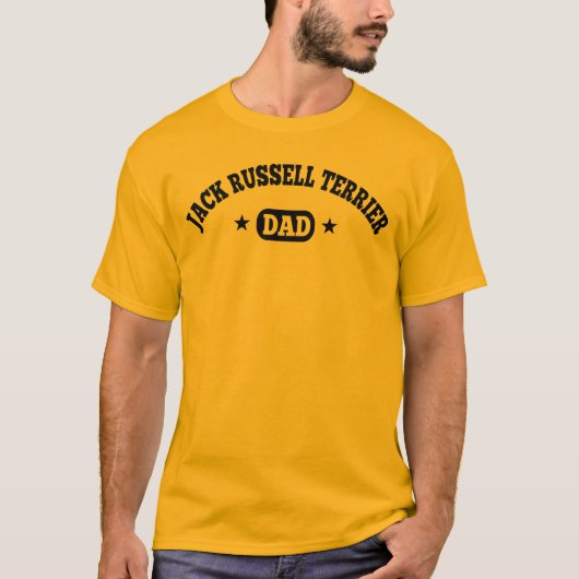 ジャックラッセルテリアのパパ Tシャツ (正面)