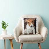 ジャックラッセルテリアの枕 クッション (椅子)