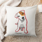 ジャックラッセルテリアの枕 クッション (ブランケット)