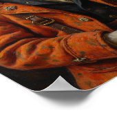 ジャックラッセルテリアの王室肖像 ポスター (角)