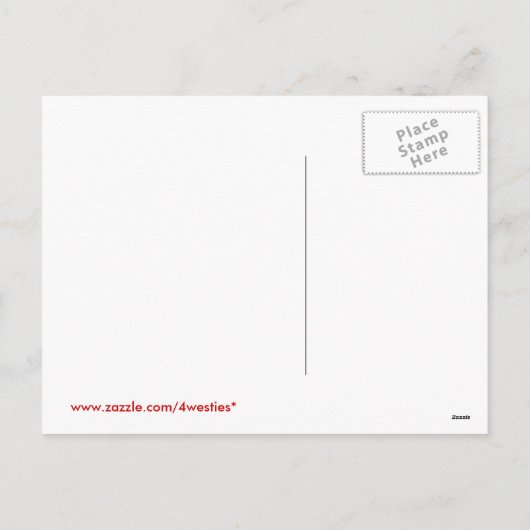 ジャックラッセルテリアの赤いバラのバレンタインのデザイン シーズンポストカード (裏面)